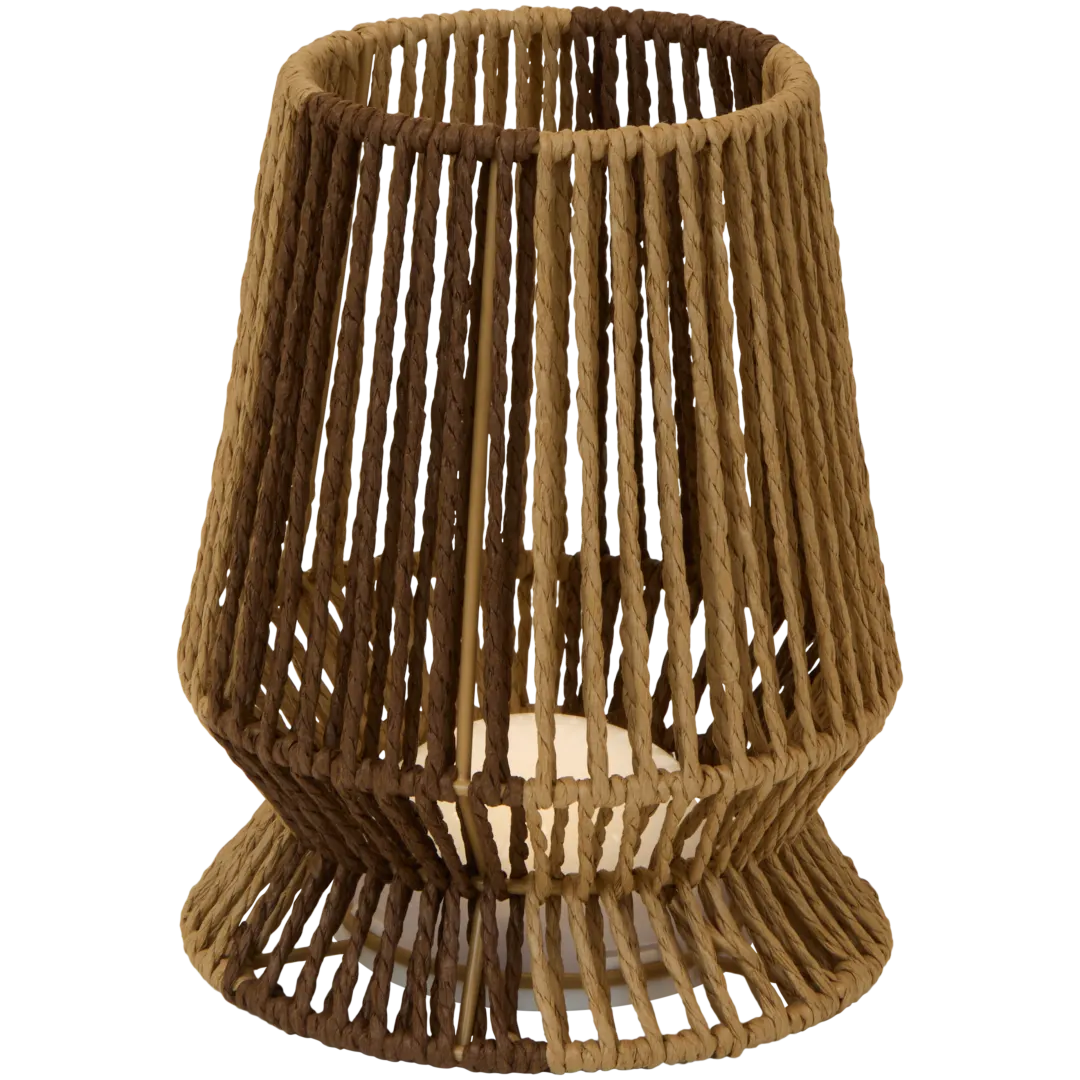 Lampada da tavolo in carta intrecciata Absolu Chic 2