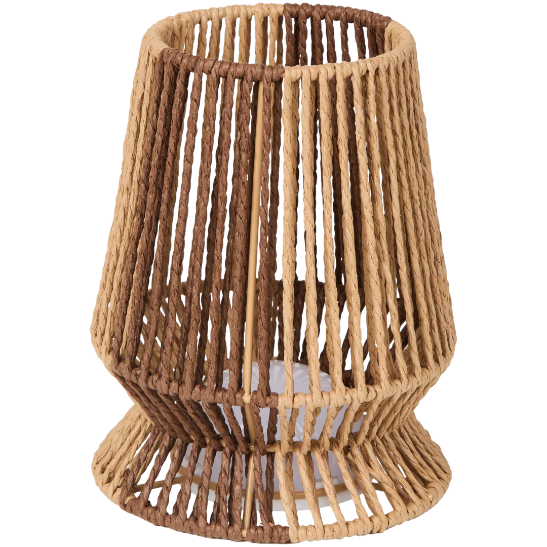 Lampada da tavolo in carta intrecciata Absolu Chic 1