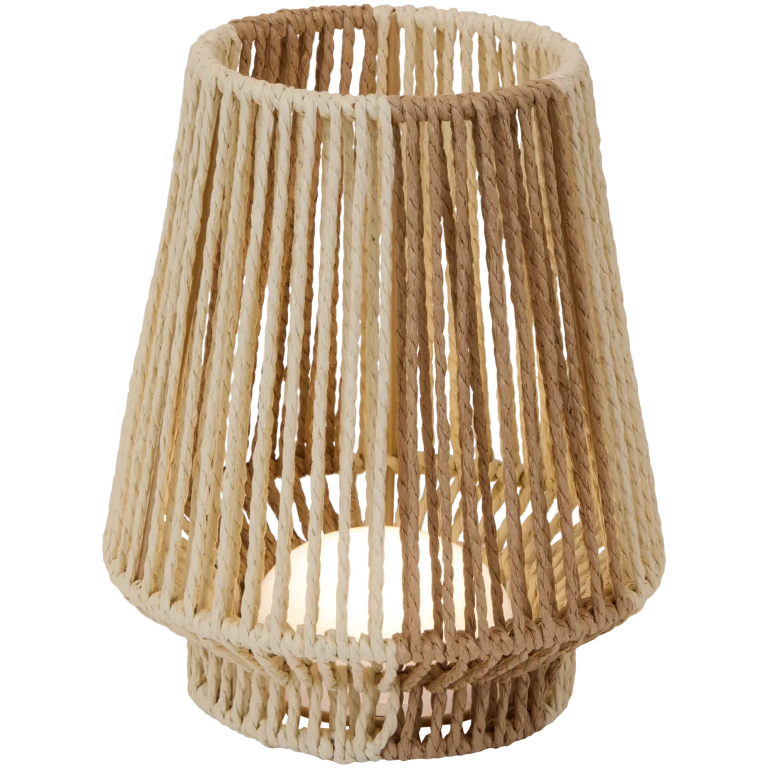 Lampada da tavolo in carta intrecciata Absolu Chic 5