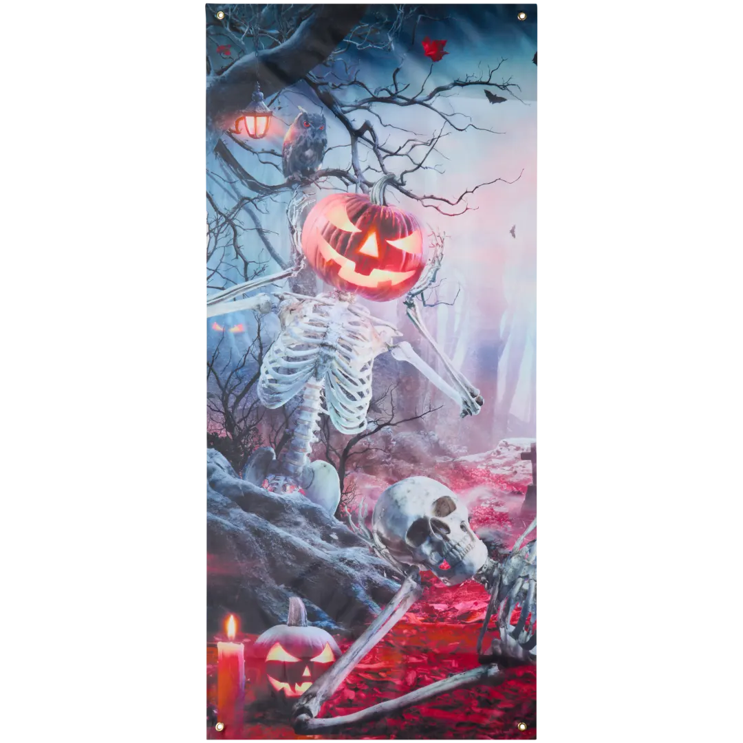 Décoration de porte d'Halloween Cool2Party 1