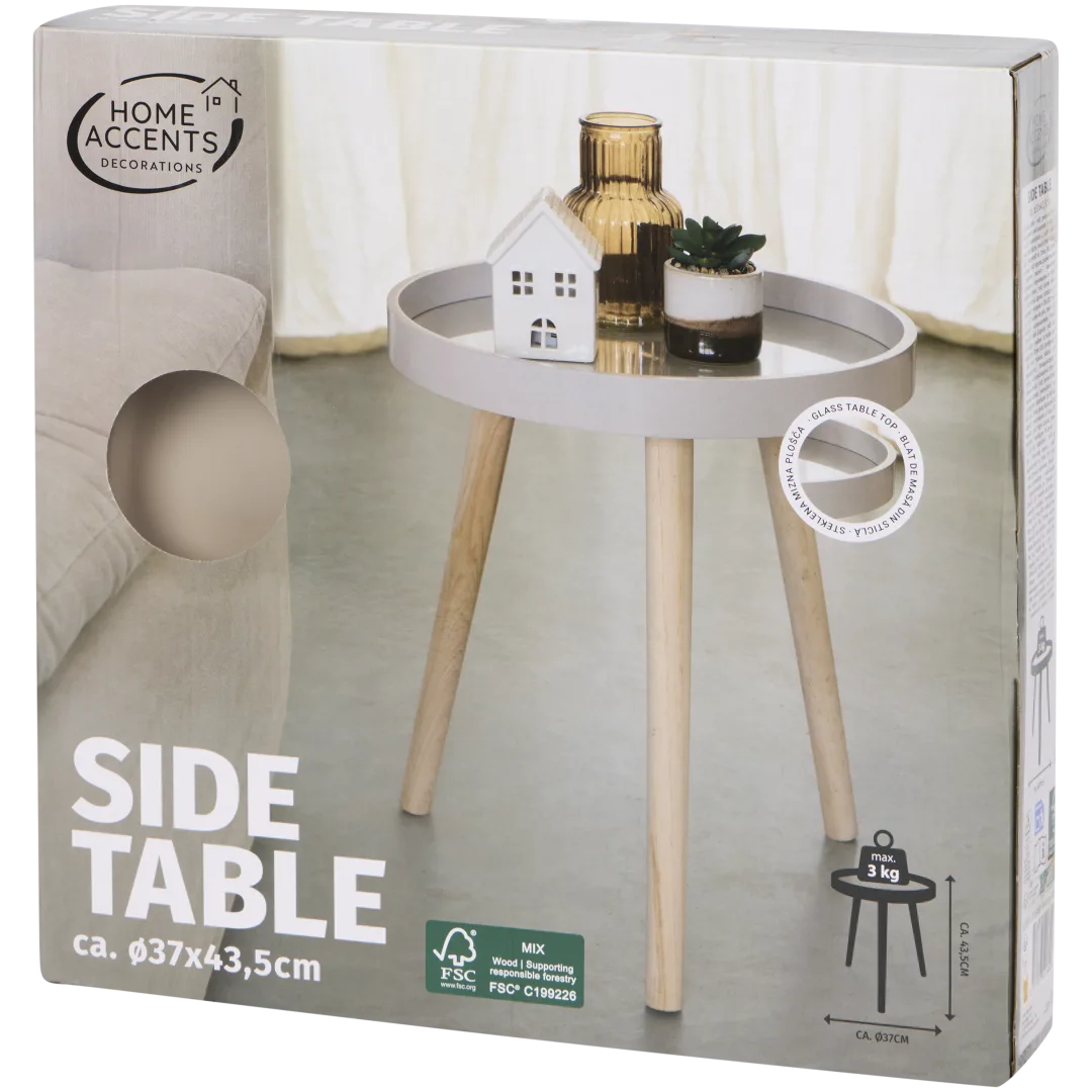 Table d’appoint en bois