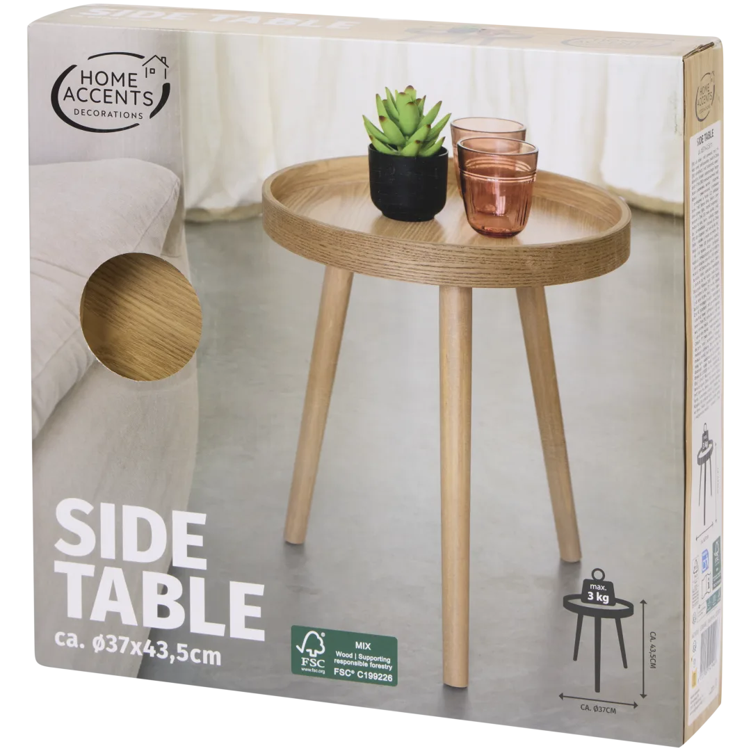Mesa de apoio em madeira