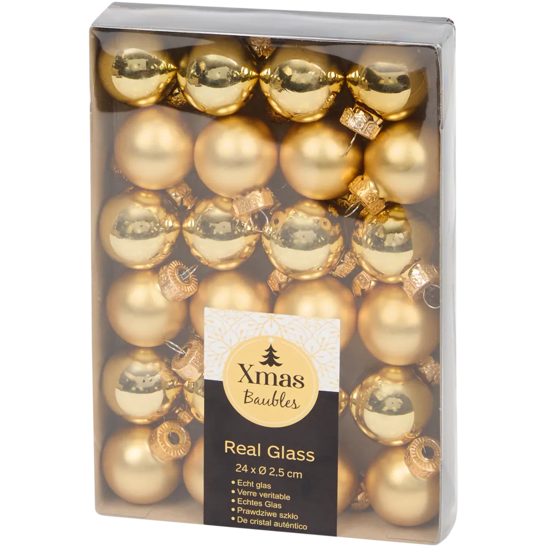 Mini bombki choinkowe 5