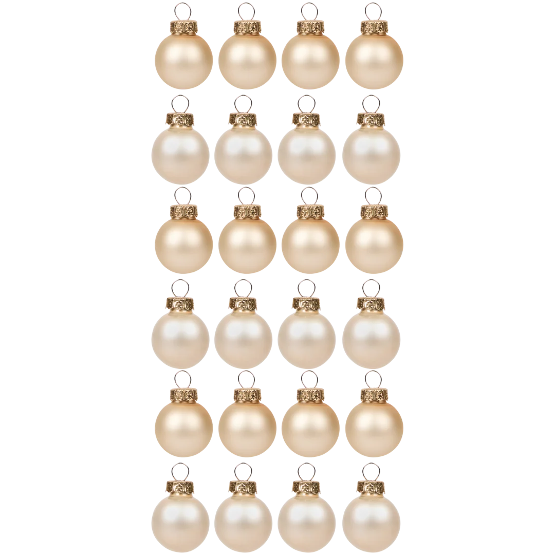 Mini bolas de Natal