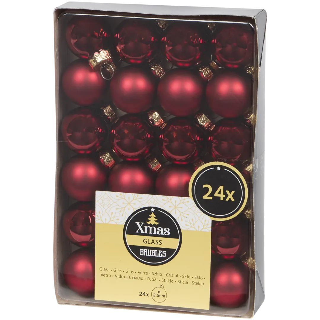 Mini-Weihnachtskugeln
