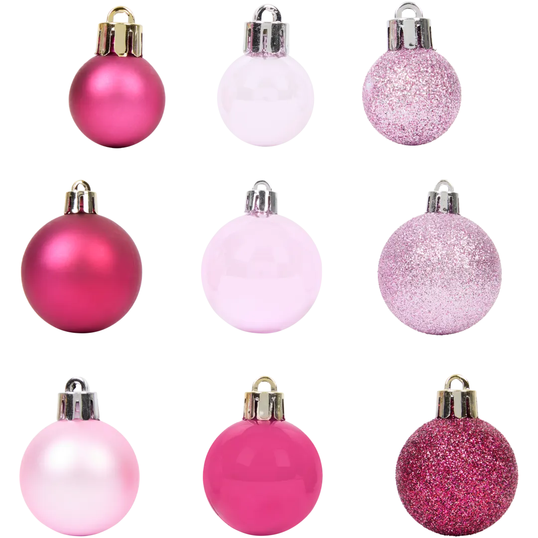 Weihnachtskugeln aus Kunststoff 3