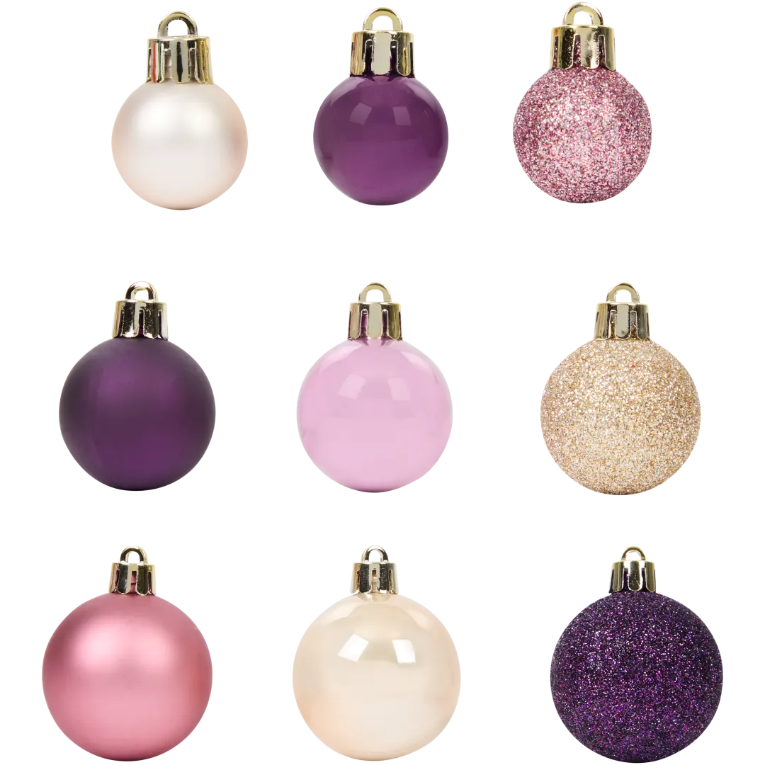 Weihnachtskugeln aus Kunststoff 4