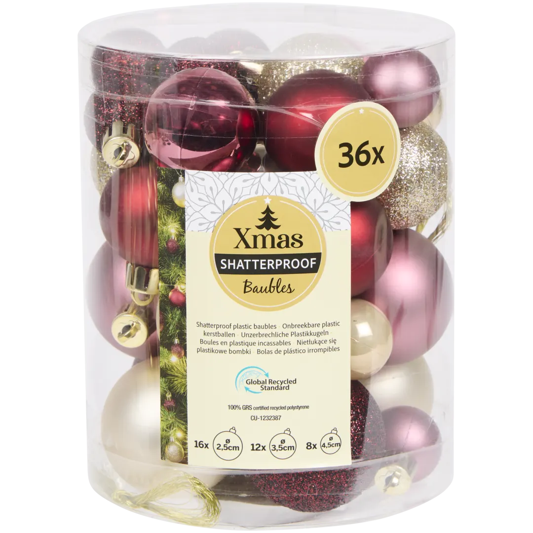 Boules de Noël en plastique 5