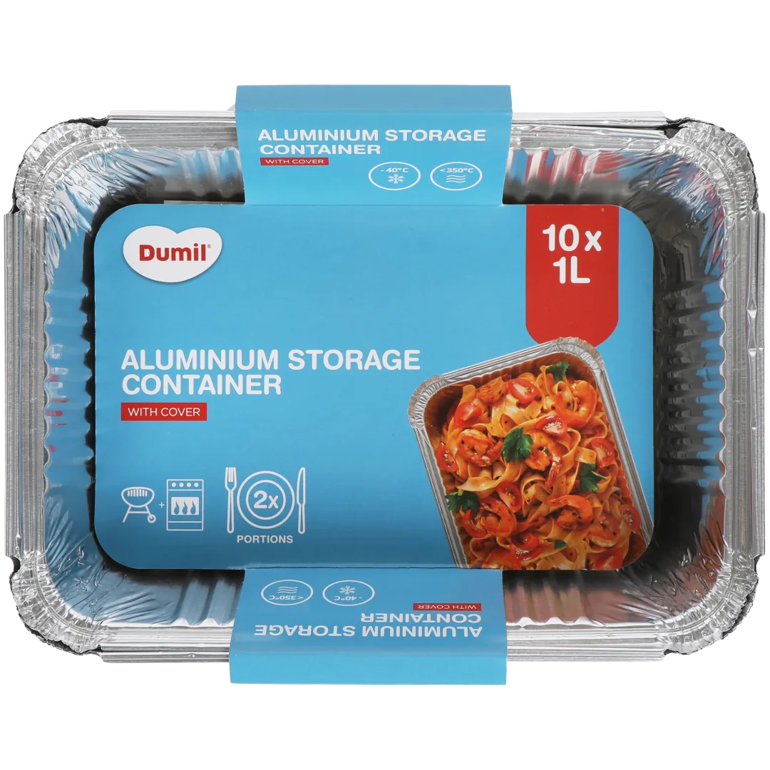 Dumil aluminium bewaarbakjes