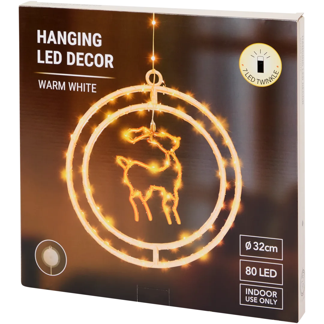 Hangende led decoratie-ring