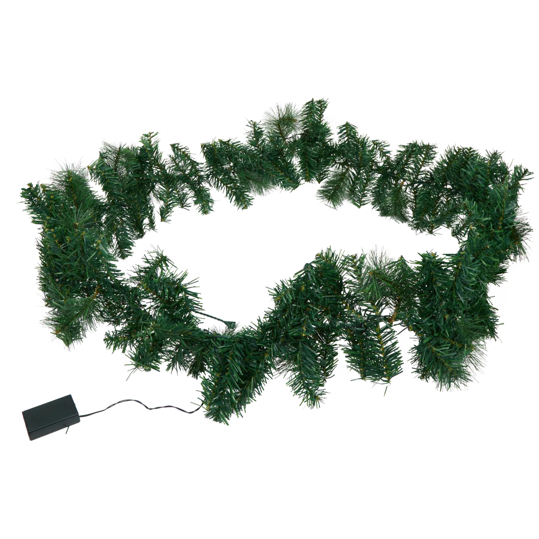 Guirlande dennentakken met led 3
