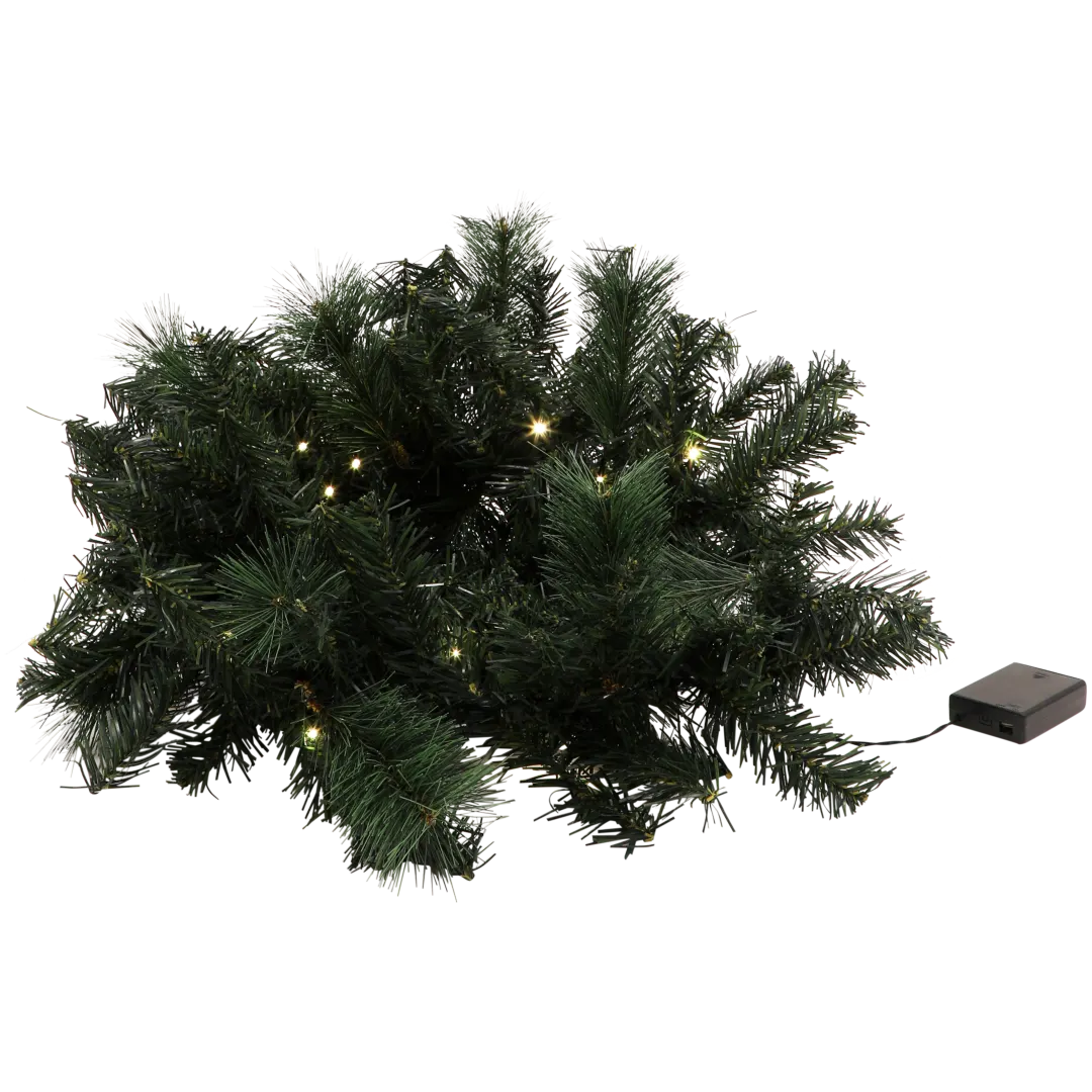 Tannenzweige-Girlande mit LED