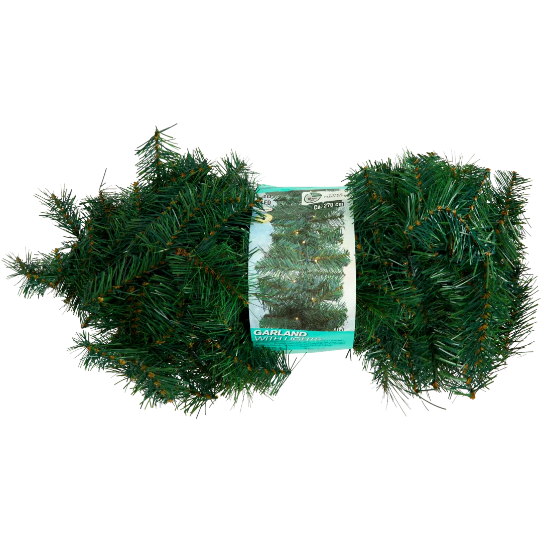 Guirlande dennentakken met led 1