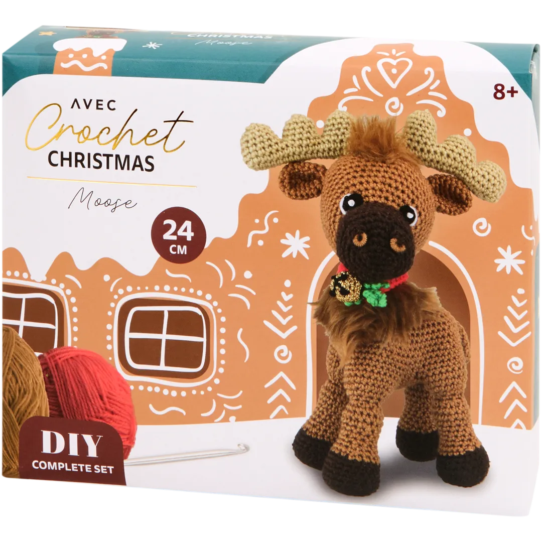 Avec kerstfiguur haakpakket 4