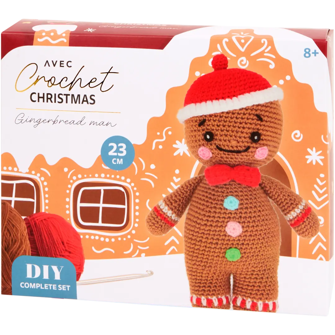 Avec kerstfiguur haakpakket 3