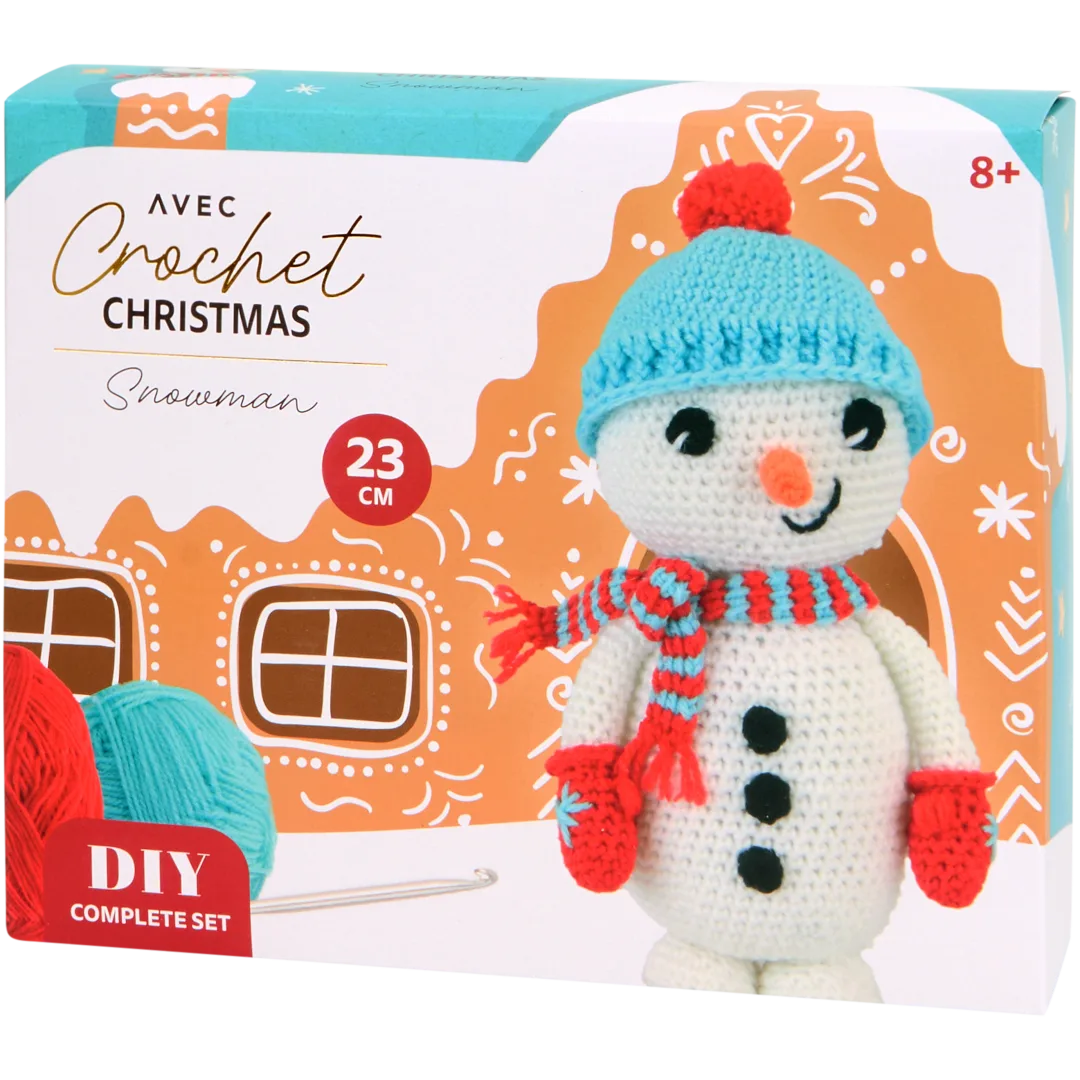 Avec kerstfiguur haakpakket 1