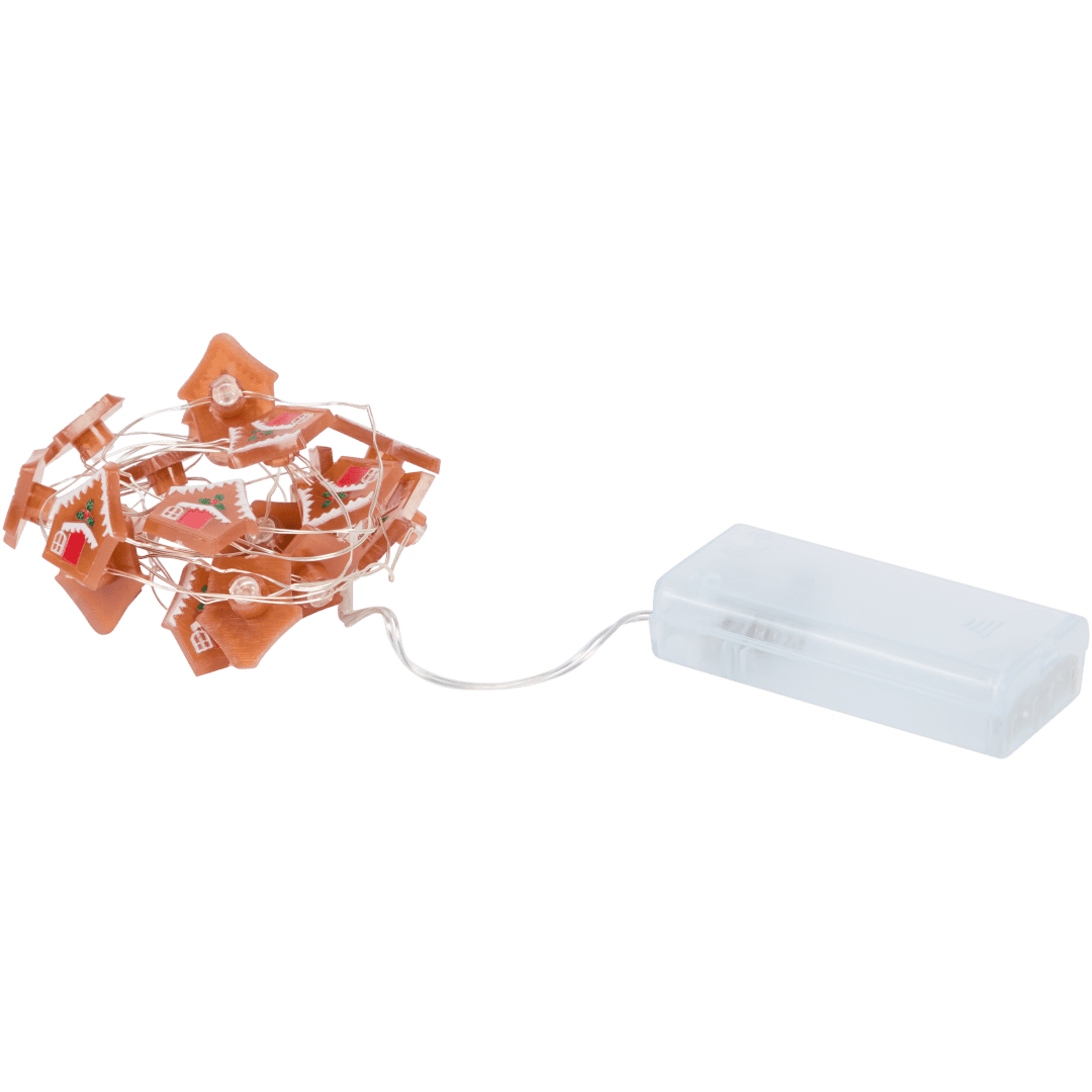 Lichtsnoer met kerstfiguren 3