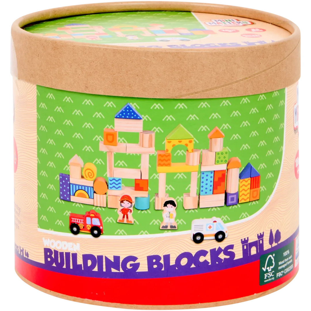 Drewniane klocki Mini Matters 3