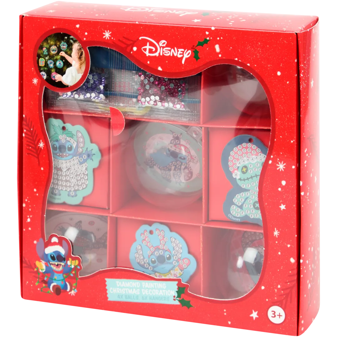 Bolas de Natal com Diamond Painting da Disney 3