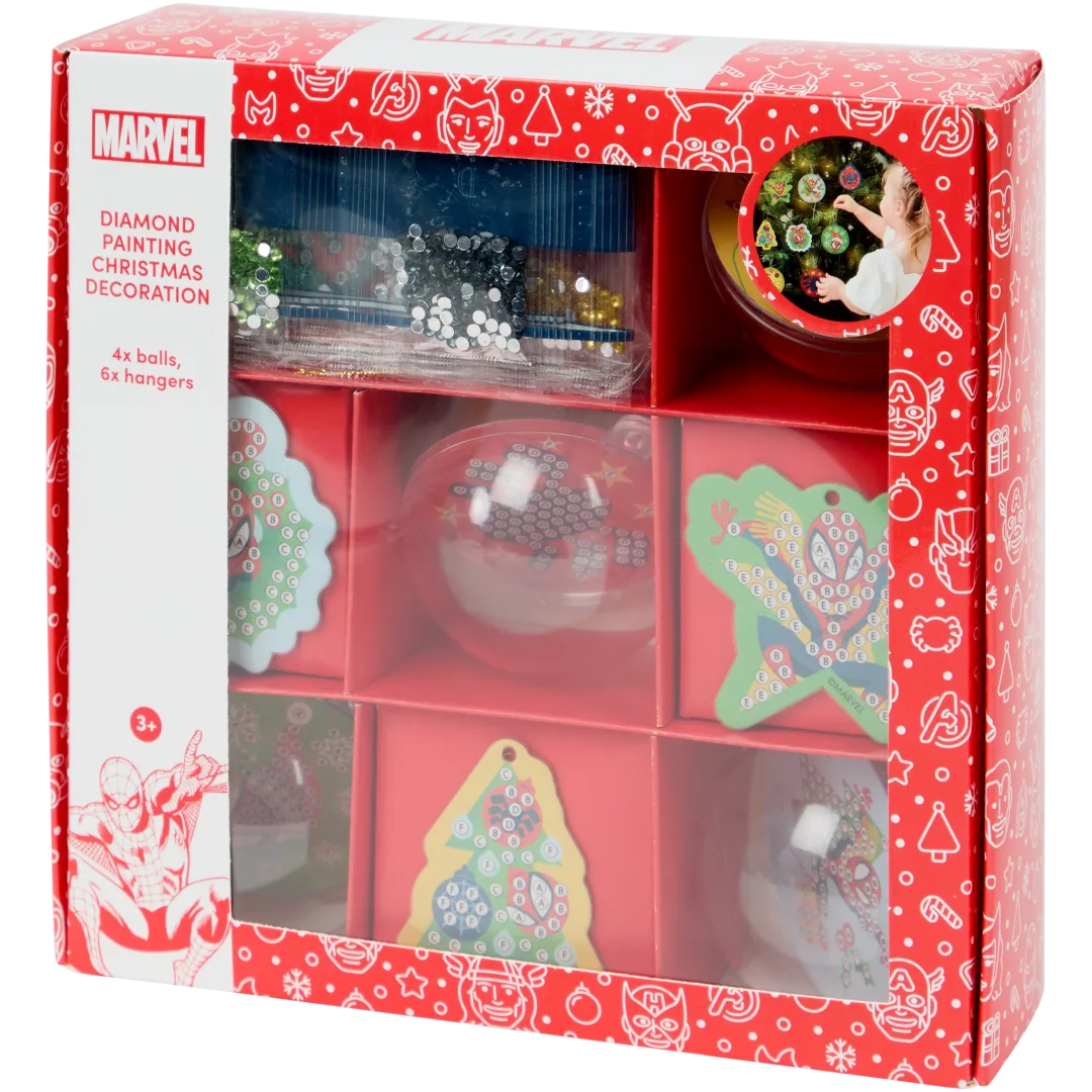 Bolas de Natal com Diamond Painting da Disney 1
