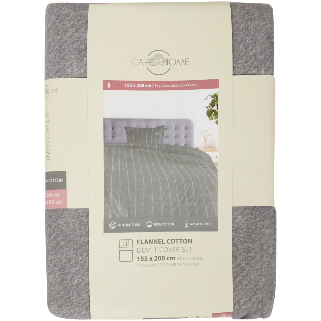 Bettbezug aus Flanell-Baumwolle