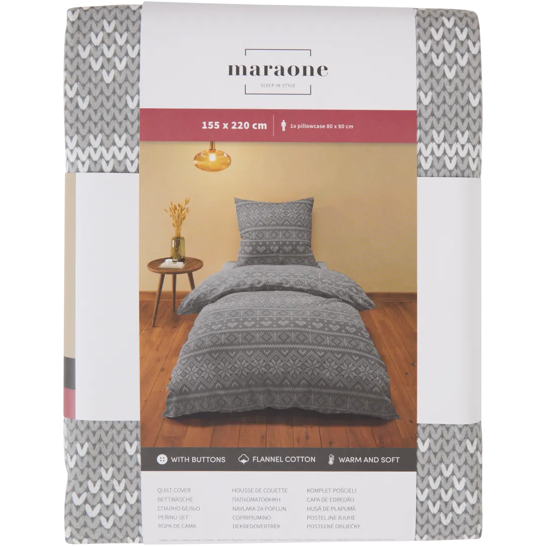 Bettbezug aus Flanell-Baumwolle 5