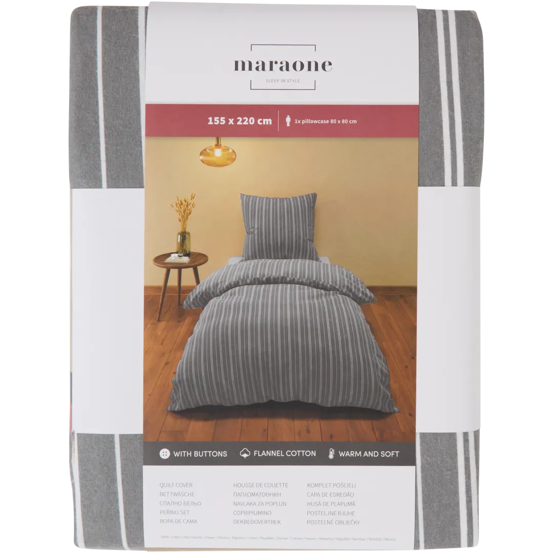 Bettbezug aus Flanell-Baumwolle 6