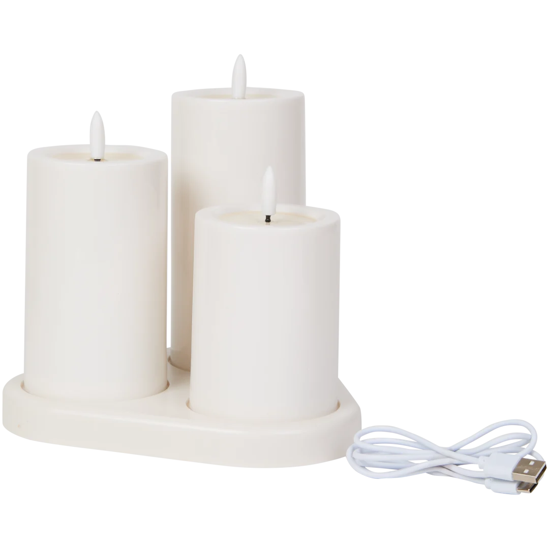 Oplaadbare ledkaarsen