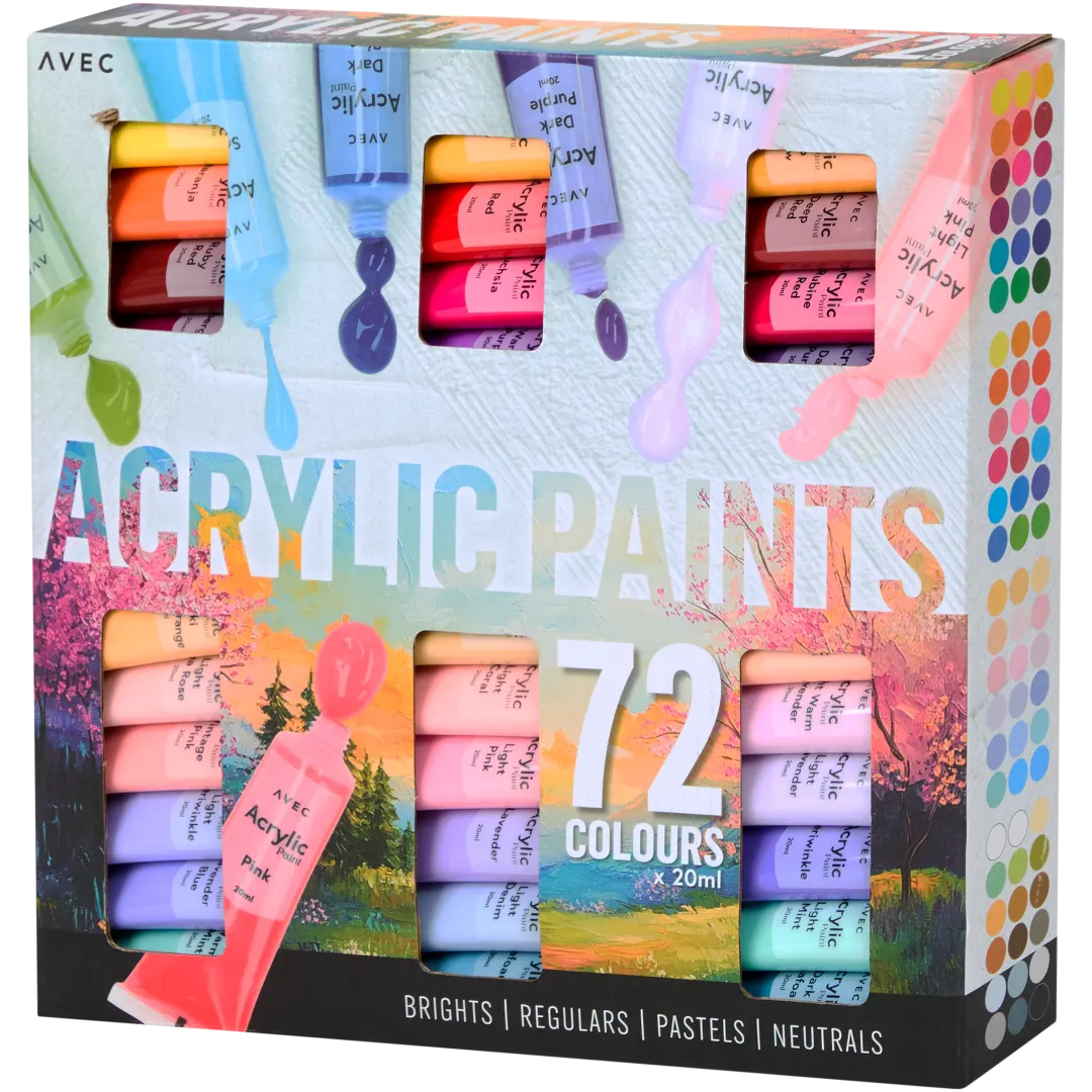 Kit de peinture acrylique Avec 2