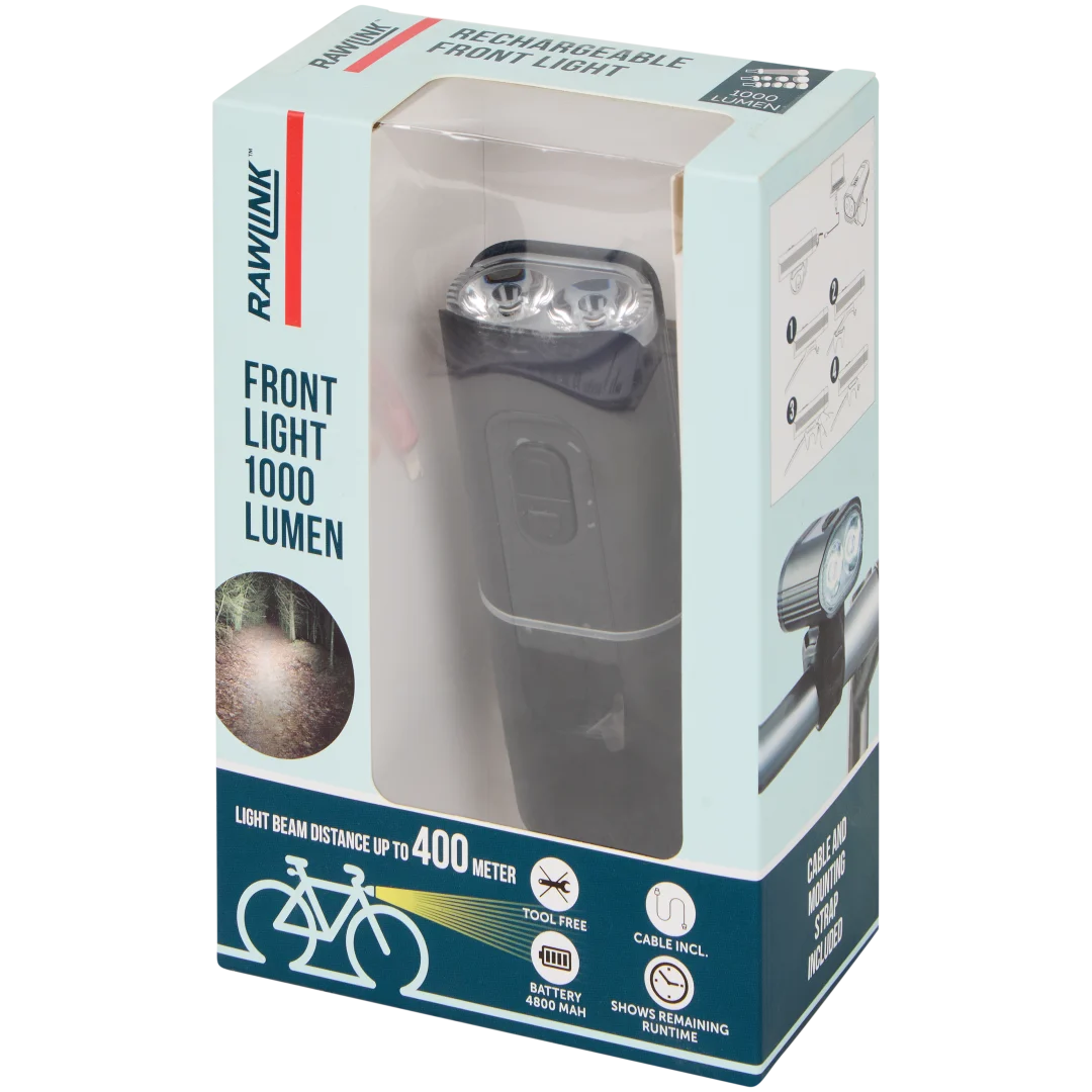 Éclairage de vélo rechargeable Rawlink 1