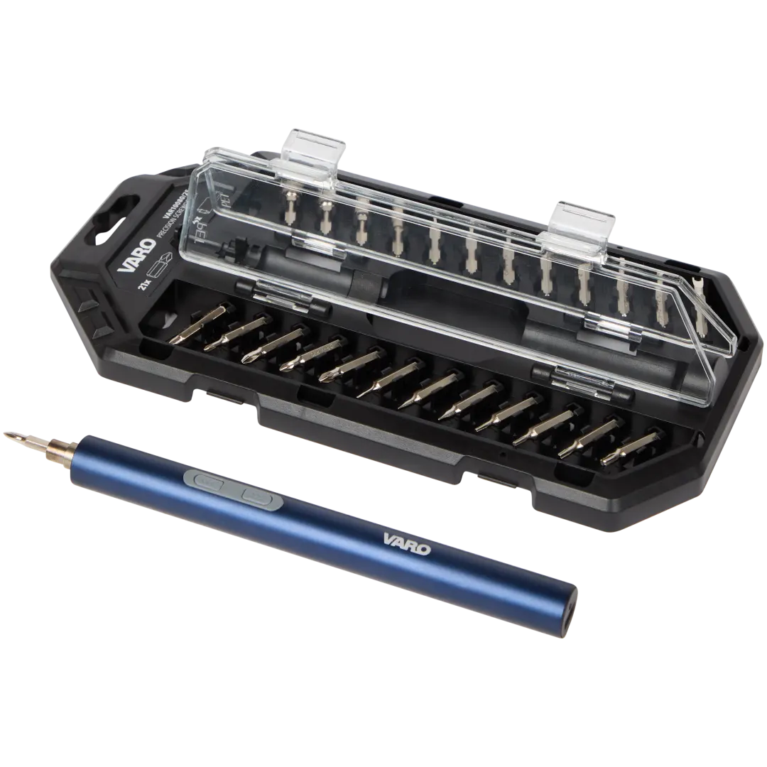 Zestaw elektrycznych wkrętaków precyzyjnych Varo 1