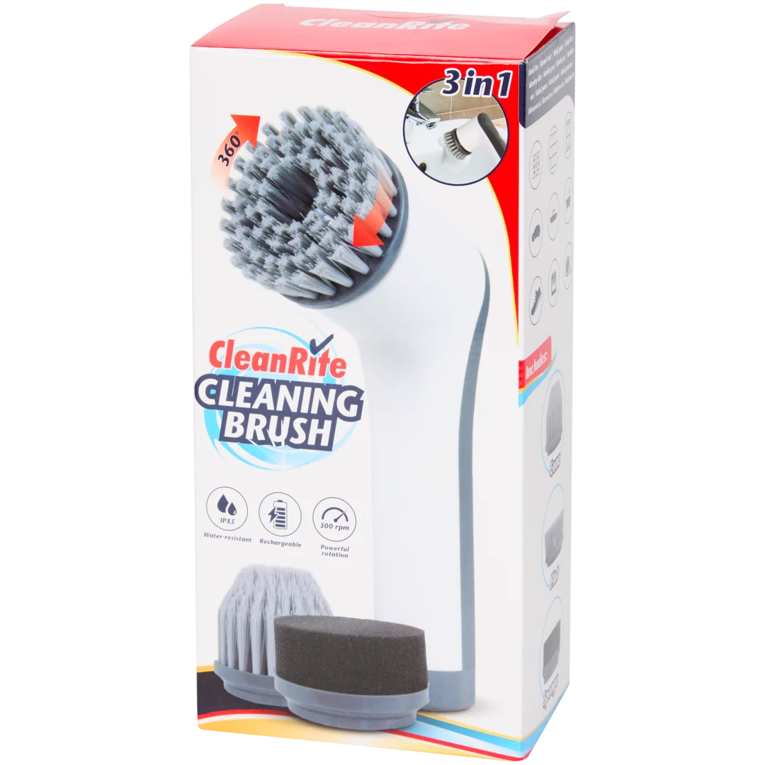 CleanRite 3-in-1 elektrische schoonmaakborstel 3