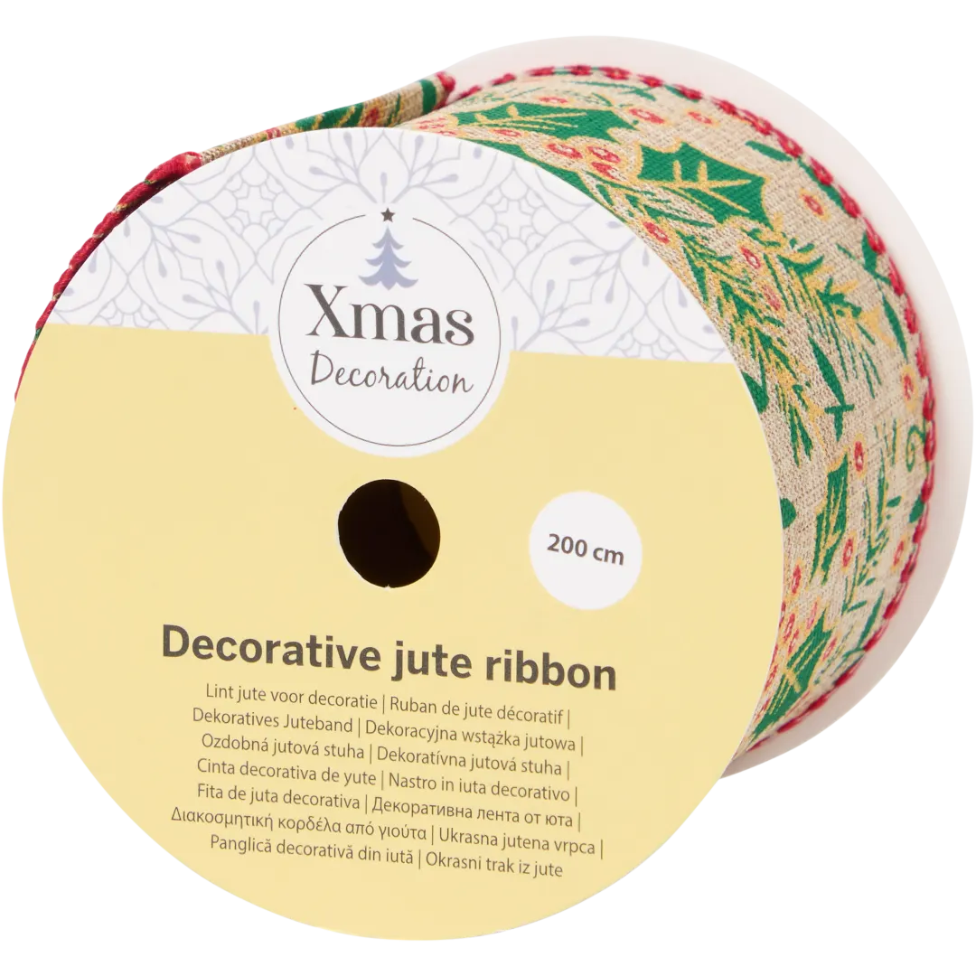 Ruban cadeau avec imprimé