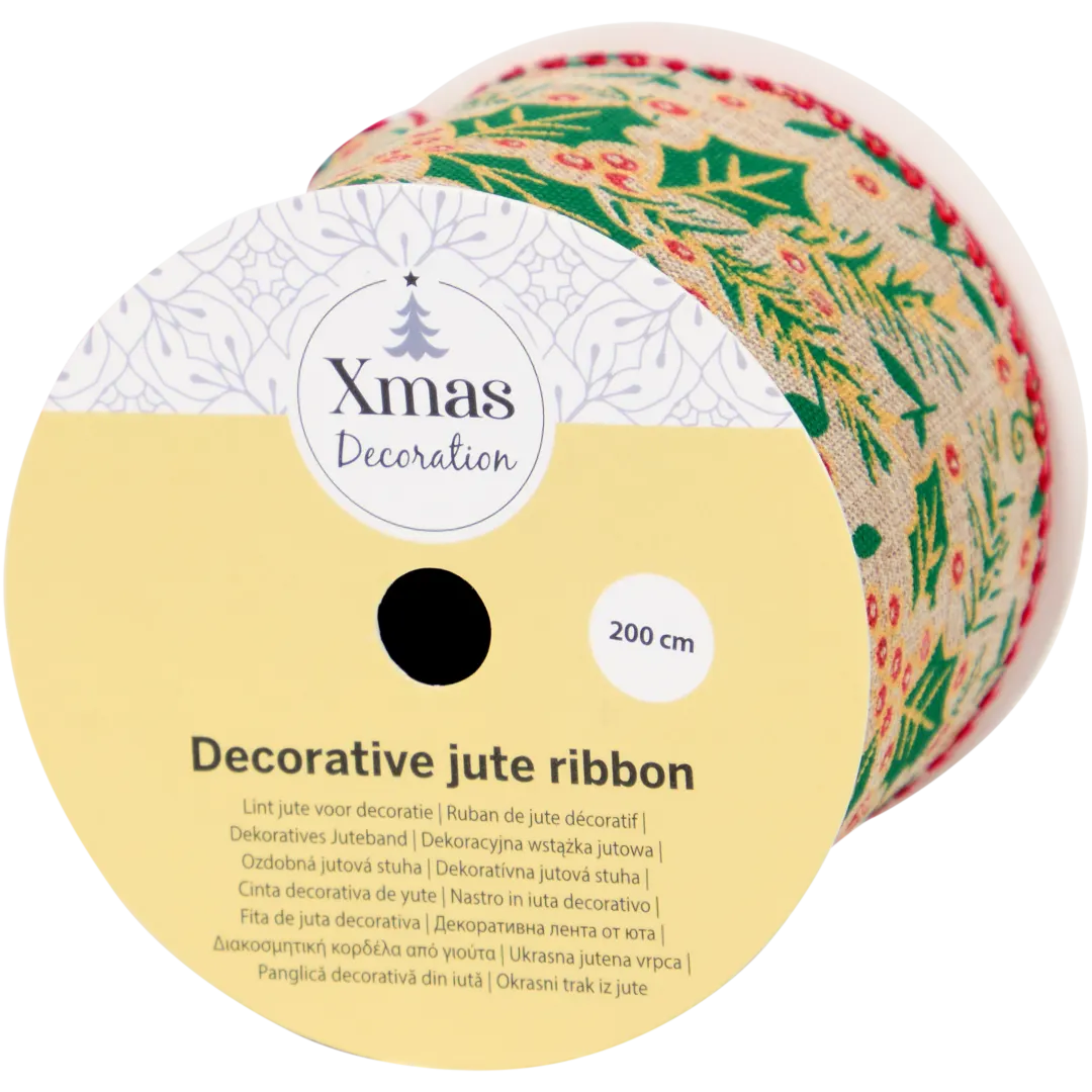 Ruban cadeau avec imprimé