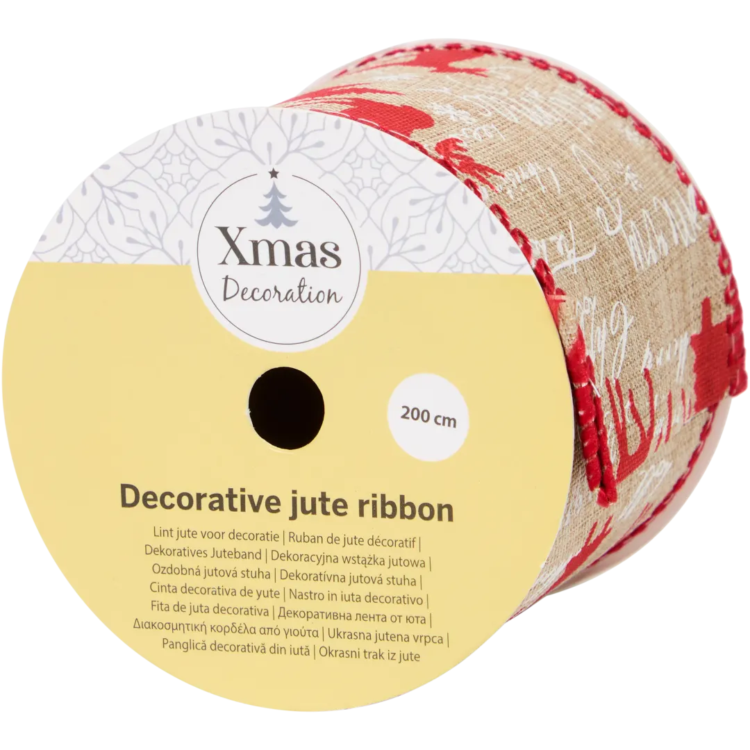 Ruban cadeau avec imprimé