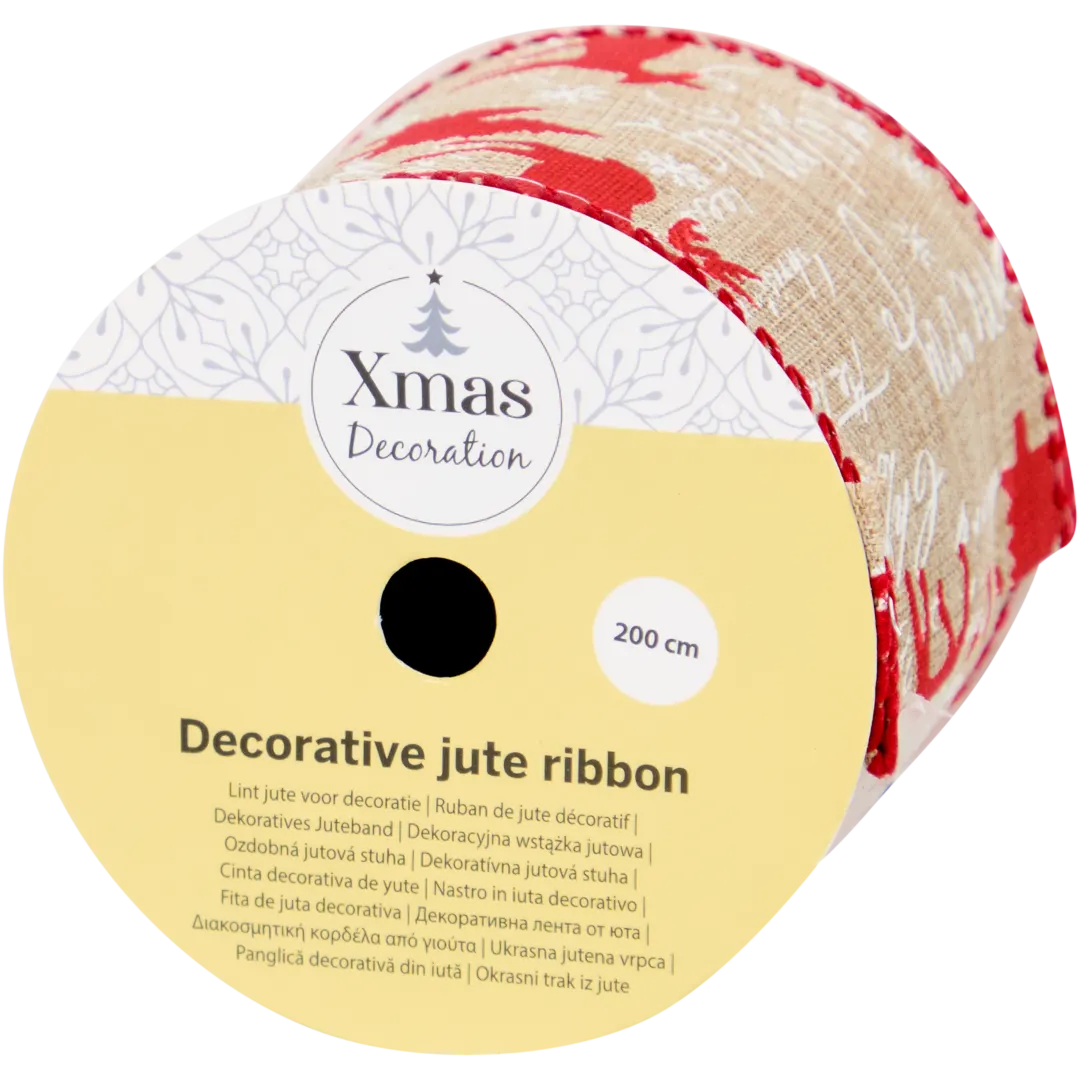 Ruban cadeau avec imprimé