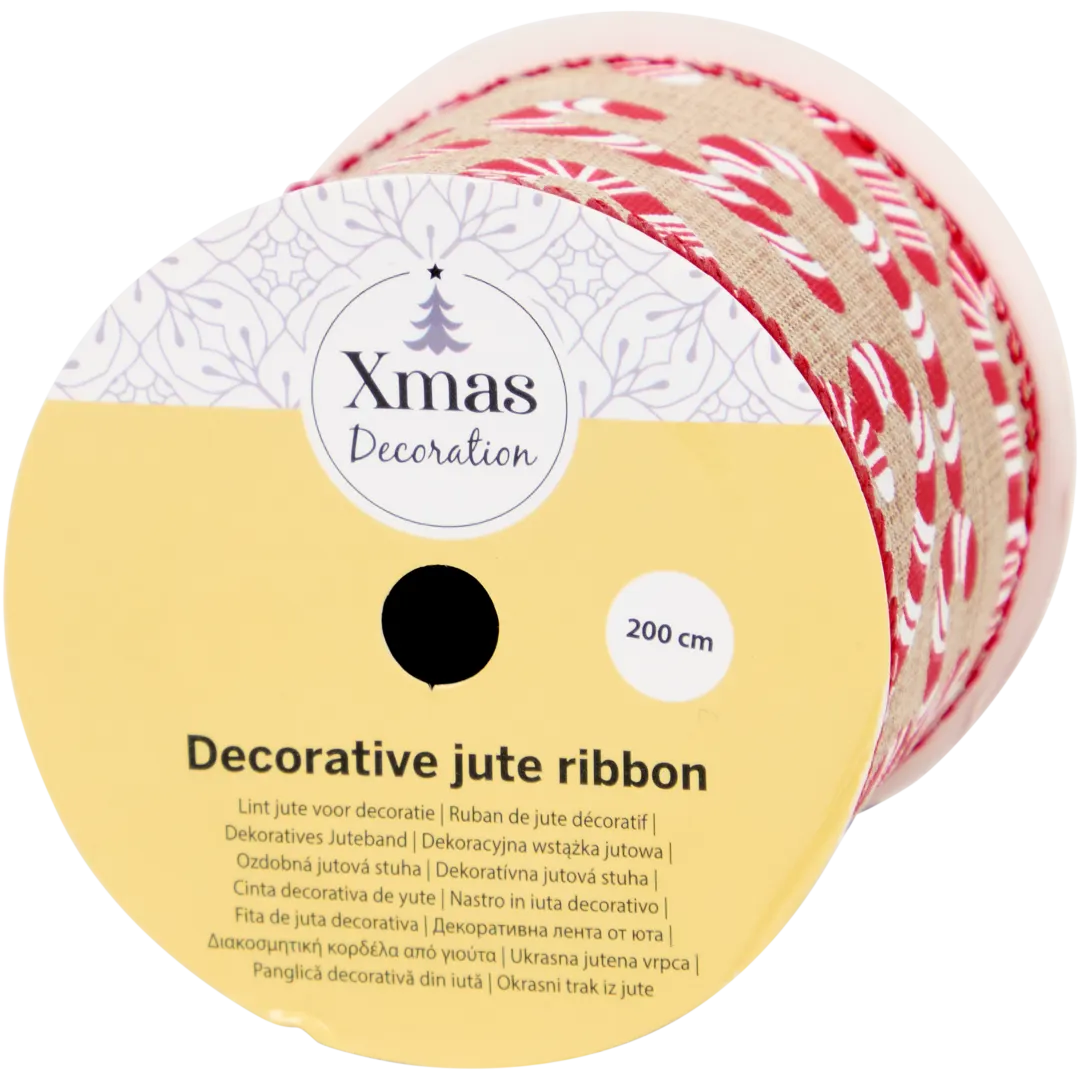 Ruban cadeau avec imprimé