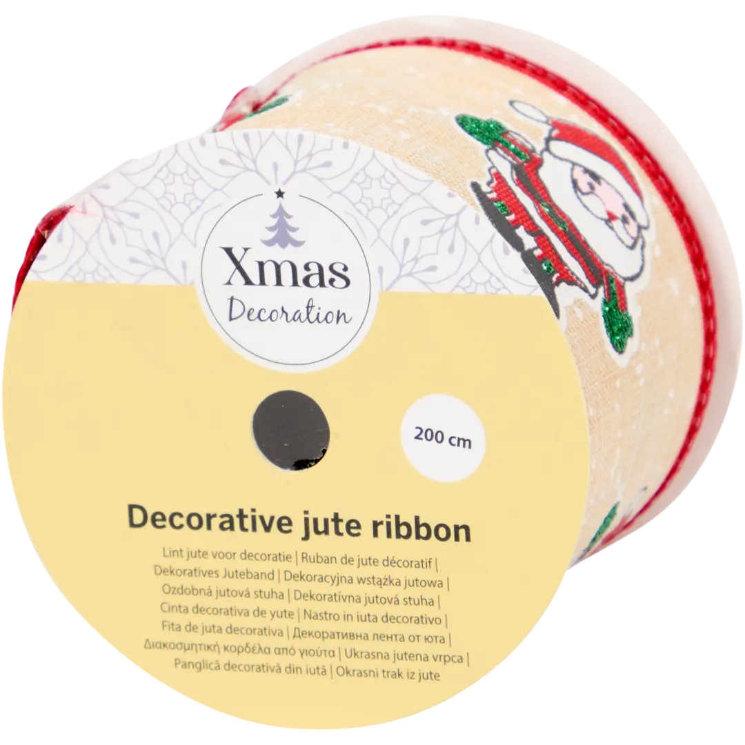 Ruban cadeau avec imprimé