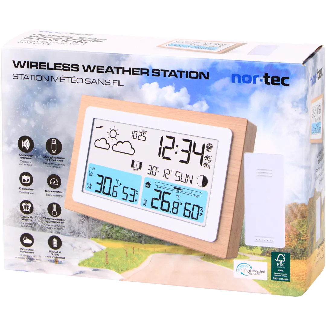 Station météo sans fil Nor-Tec 3