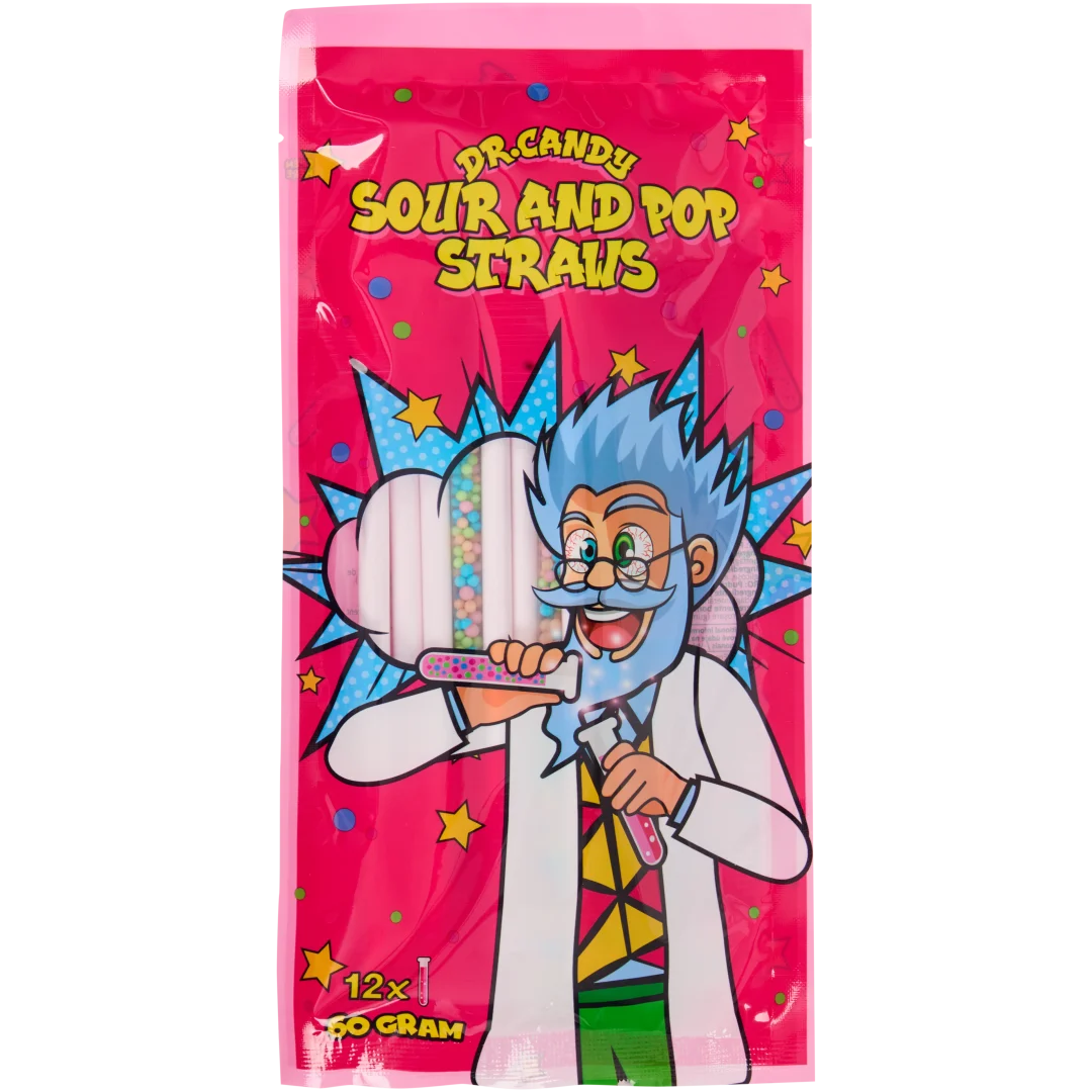 Dr. Candy Strohhalme mit Brausepulver