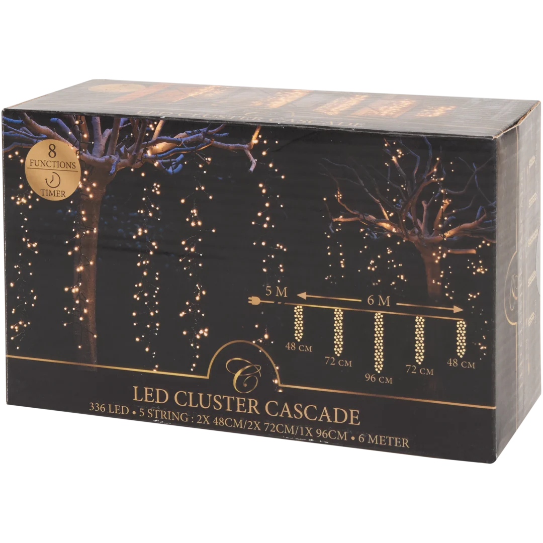 Kaskaden-Weihnachtsbeleuchtung