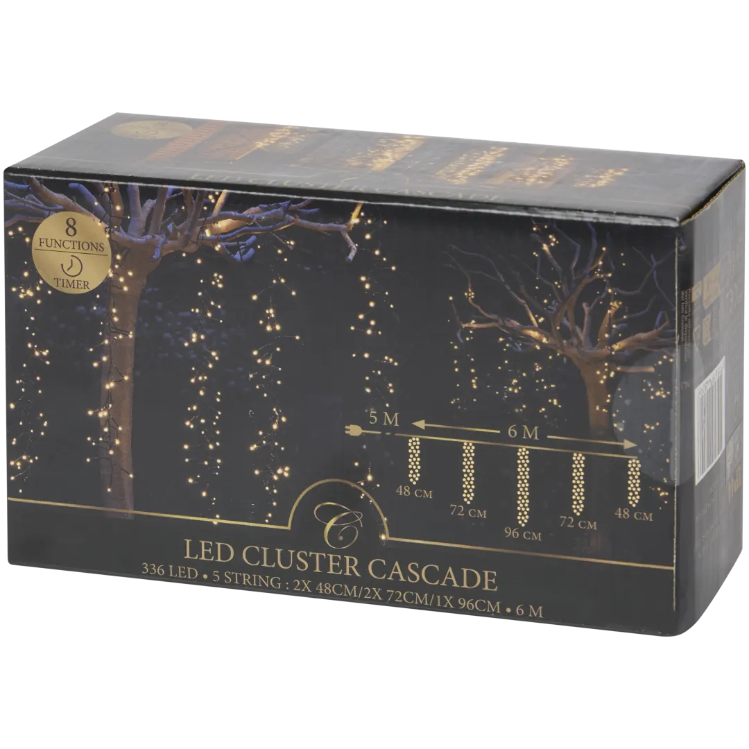 Instalație de Crăciun în cascadă