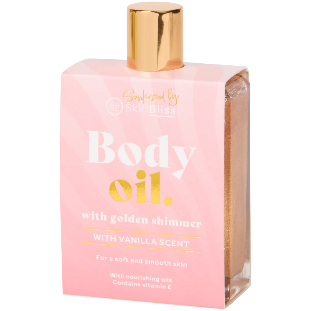 Skin Bliss lichaamsolie met glitters