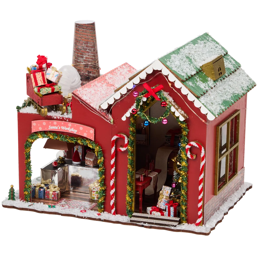 Constrói a tua própria casinha de Natal Crafts & Co