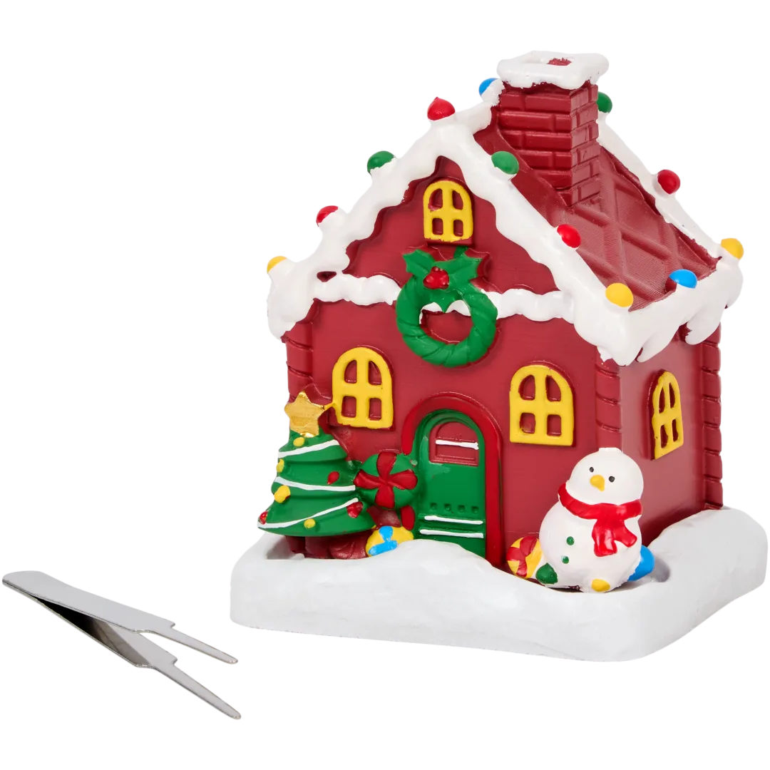 Deluxa Weihnachtliches Räucherhäuschen