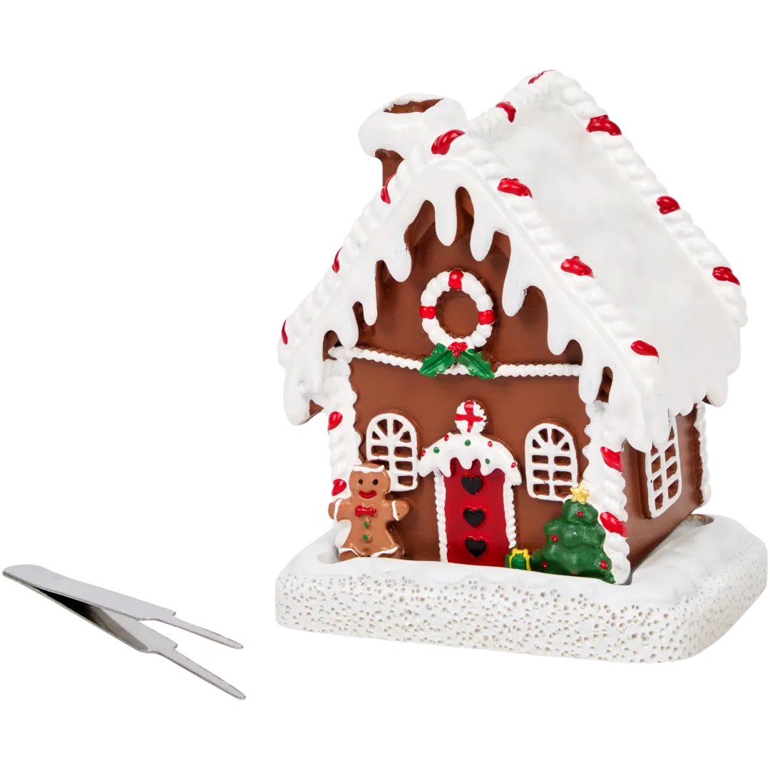Deluxa Weihnachtliches Räucherhäuschen
