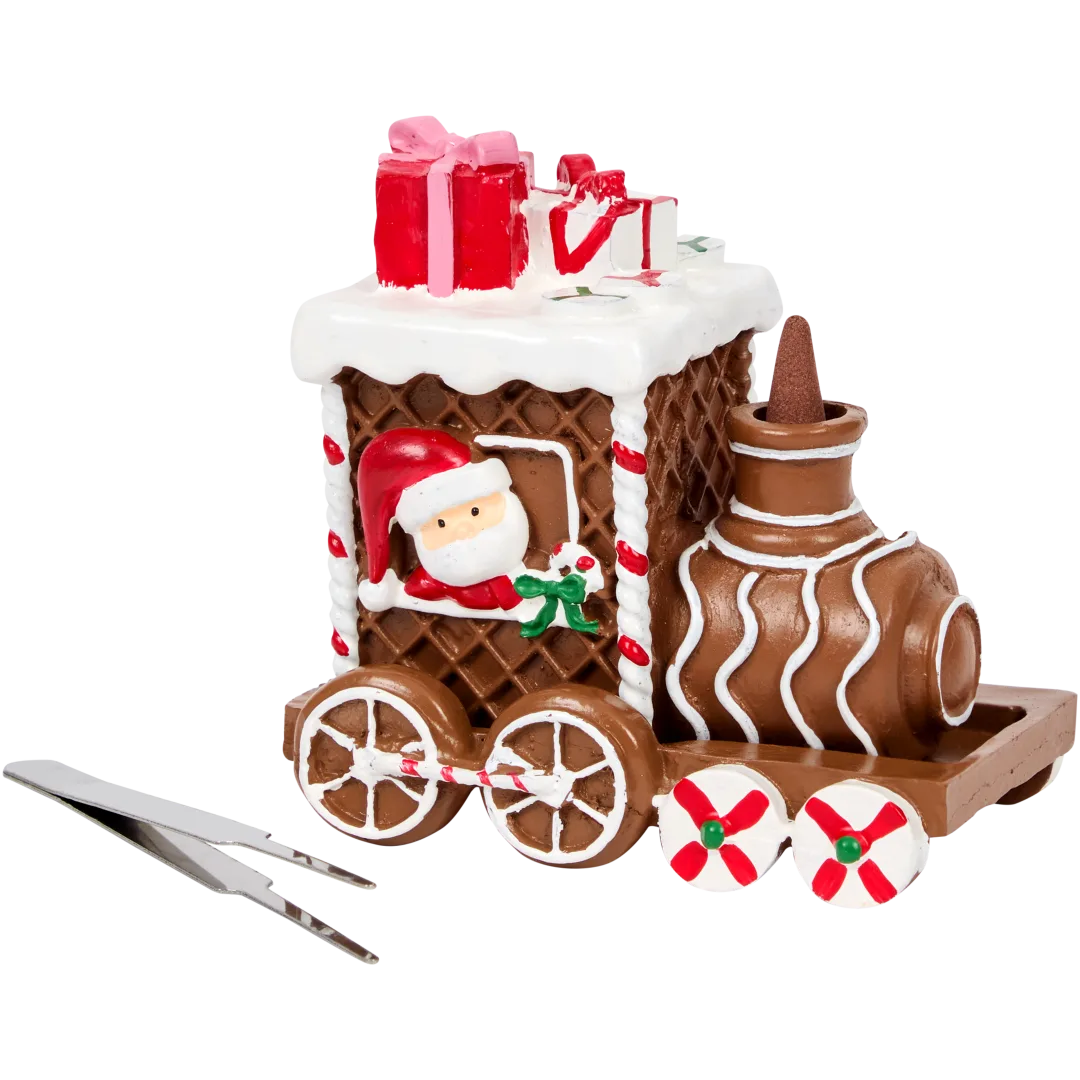 Deluxa Weihnachtliches Räucherhäuschen
