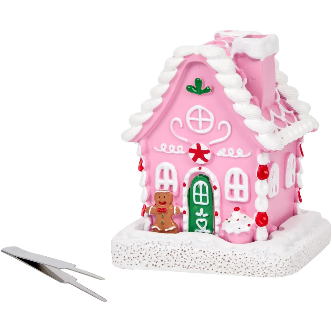 Deluxa Weihnachtliches Räucherhäuschen