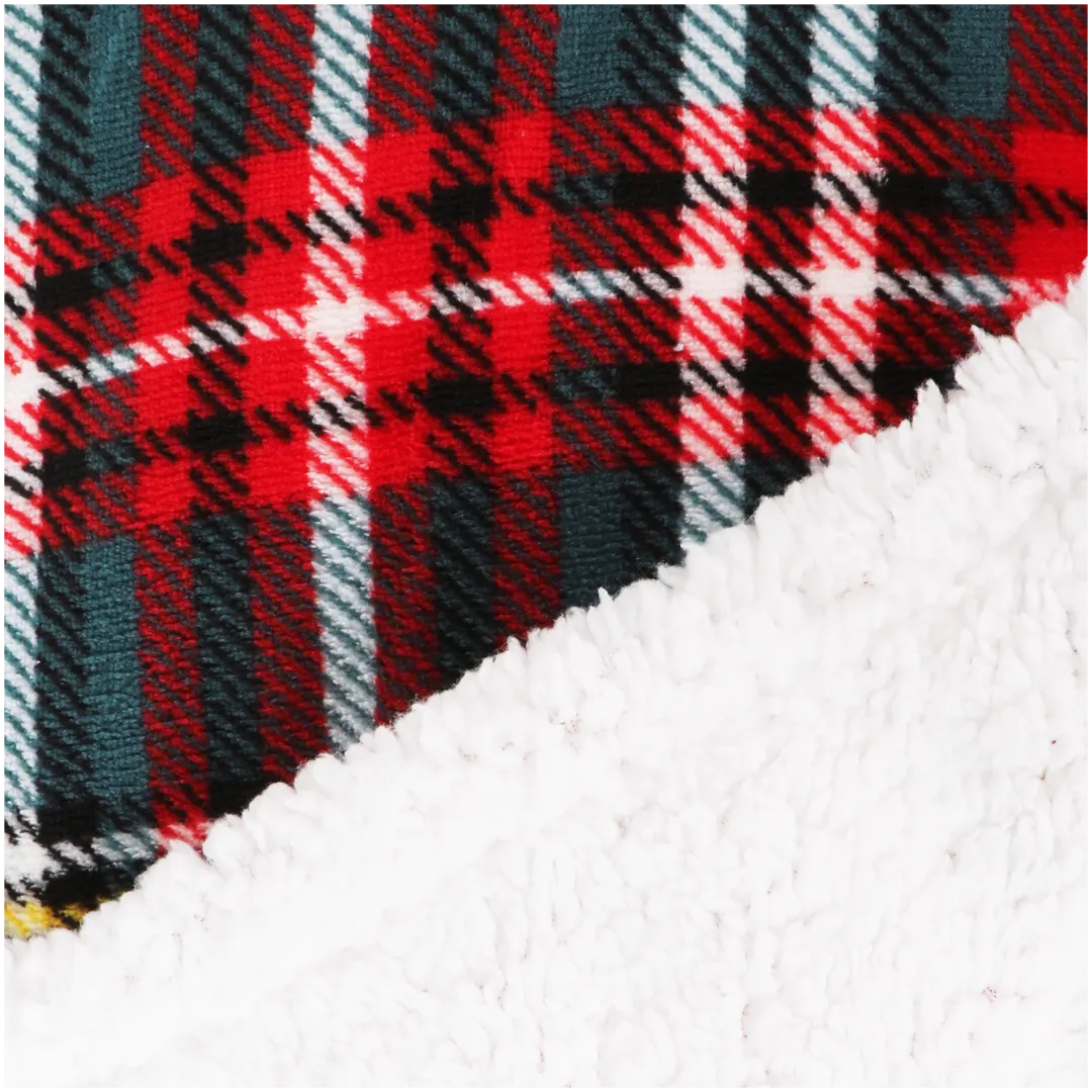 Plaid à imprimé de Noël