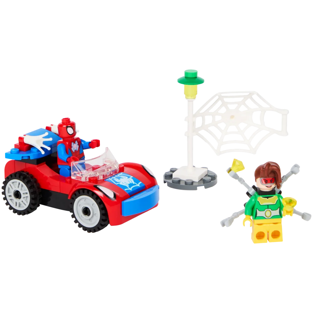 Spider-Manove auto a Doc Ock LEGO